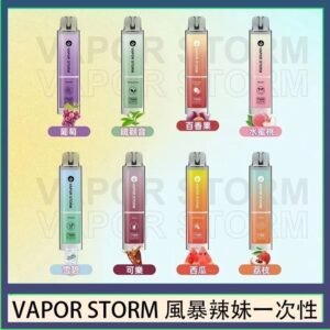 VAPOR STORM風暴辣妹一次性主機充電7500口（5%）