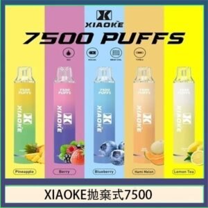 梟客XIAOKE一次性電子菸拋棄式7500口